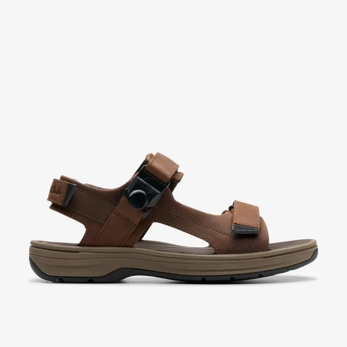 Clarks Sandals Saltway Trail Dark Brown Leather 8211 Men