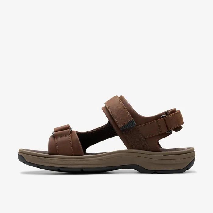 Clarks Sandals Saltway Trail Dark Brown Leather 8211 Men