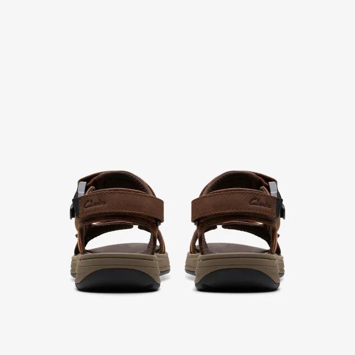 Clarks Sandals Saltway Trail Dark Brown Leather 8211 Men