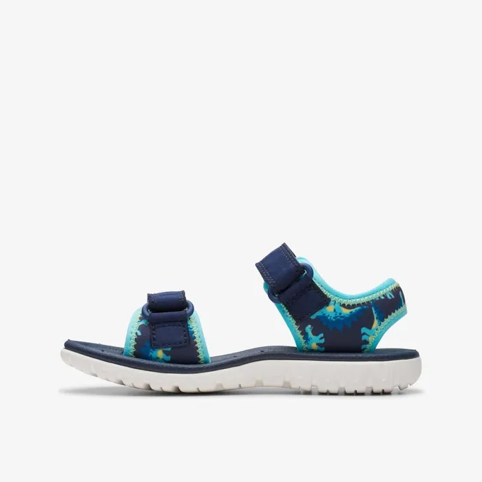 Clarks Sandals Surfing Tide Navy 8211 Kids