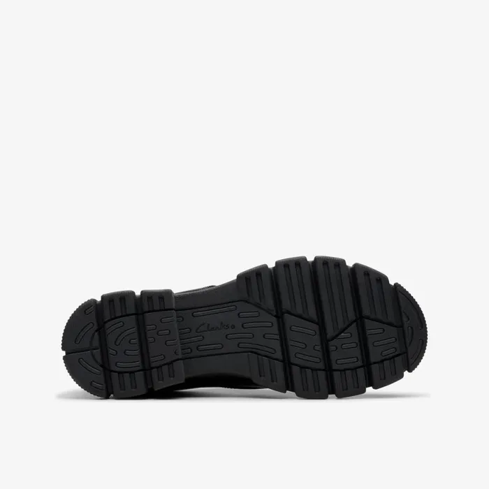 Clarks School Shoes Evyn Lace Black Patent 8211 Kids