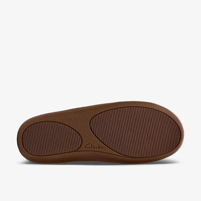 Clarks Slippers Home Mocc Slipper Tan Suede 8211 Men
