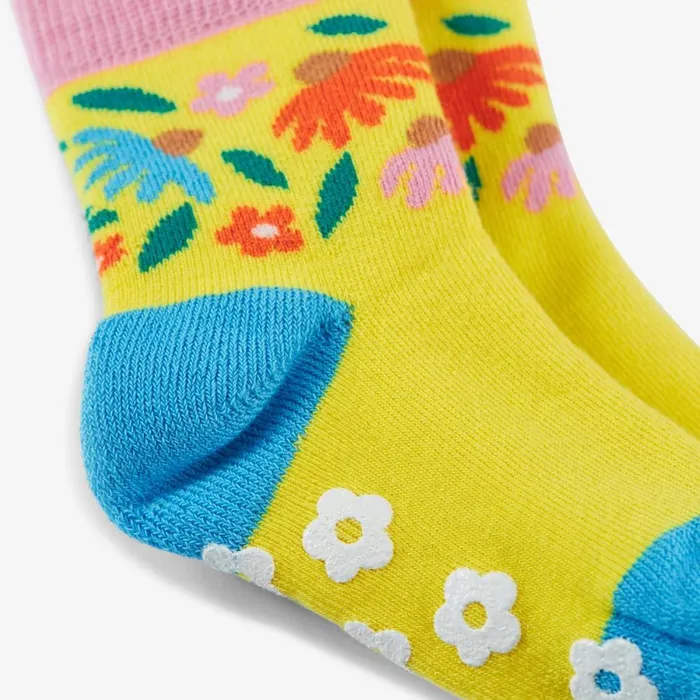 Clarks Socks and Tights Grippy Sock 2 Pack 612 Months Bumblebee Multicolour 8211 Kids