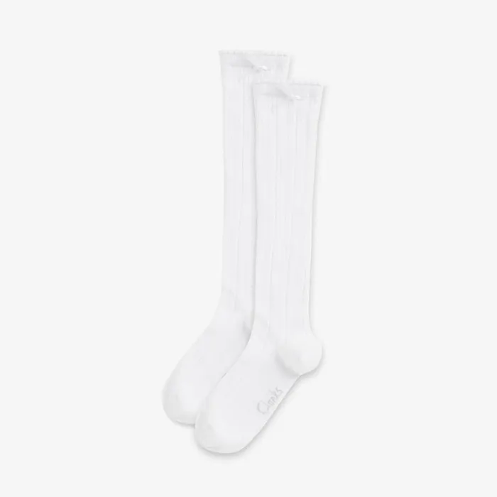 Clarks Socks and Tights Knee High Socks 2 Pack Infant Size 912 White 8211 Kids