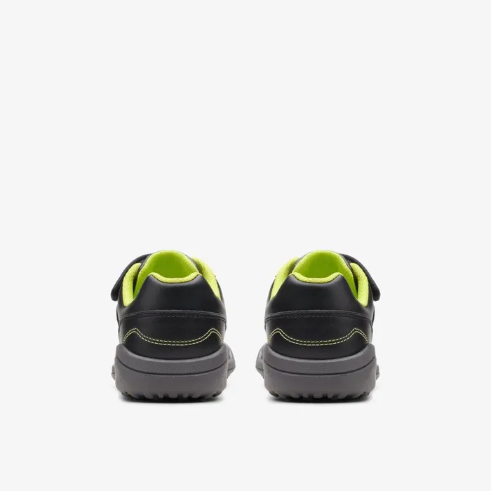 Clarks Trainers Award Fly Older Black 8211 Kids
