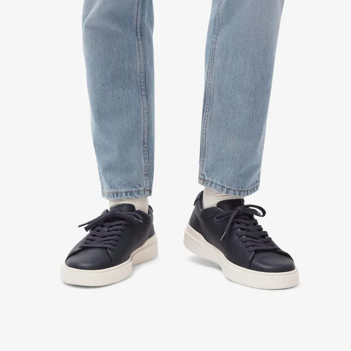 Clarks Trainers Craft Swift Navy Leather 8211 Men