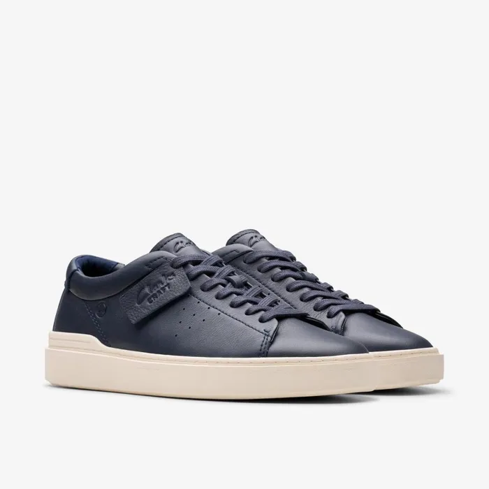 Clarks Trainers Craft Swift Navy Leather 8211 Men