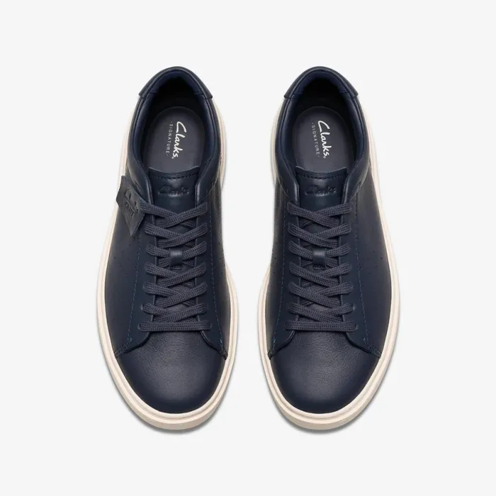 Clarks Trainers Craft Swift Navy Leather 8211 Men