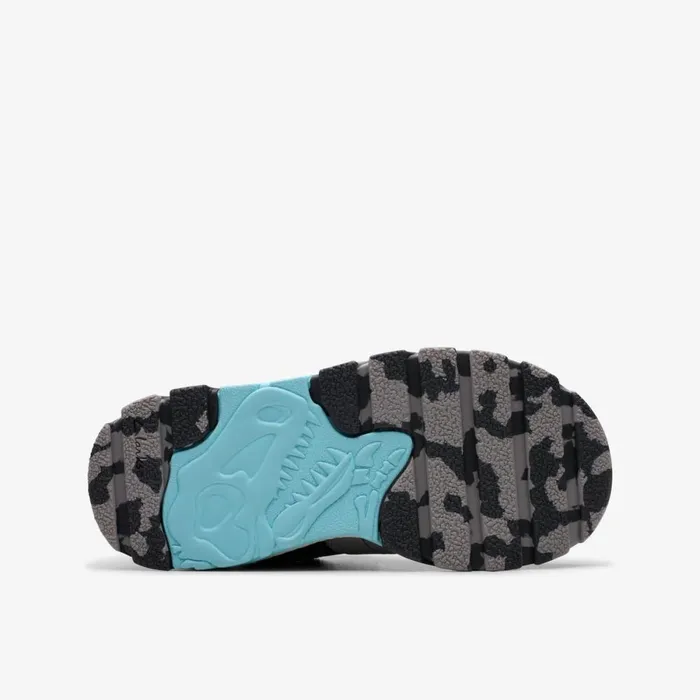 Clarks Trainers Steggy 2 Stride Grey Combination 8211 Kids