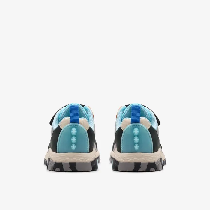 Clarks Trainers Steggy 2 Stride Grey Combination 8211 Kids