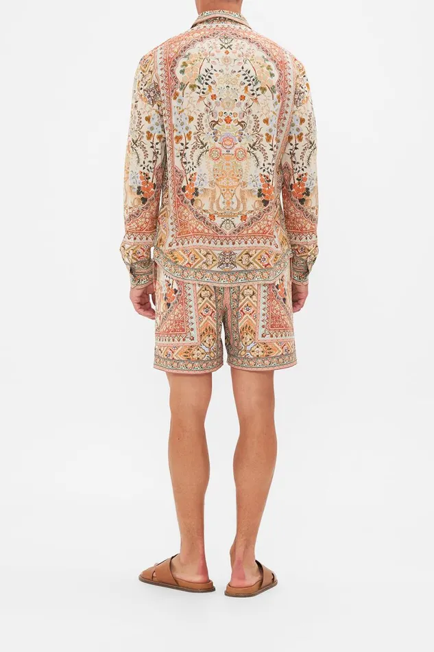 COLLARED LONG SLEEVE SHIRT IN HONOUR OF HEIRLOOMS In Honour Of Heirlooms Mens Camilla Shirts