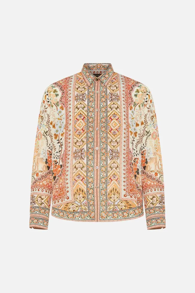 COLLARED LONG SLEEVE SHIRT IN HONOUR OF HEIRLOOMS In Honour Of Heirlooms Mens Camilla Shirts