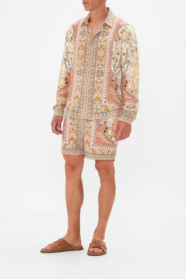 COLLARED LONG SLEEVE SHIRT IN HONOUR OF HEIRLOOMS In Honour Of Heirlooms Mens Camilla Shirts