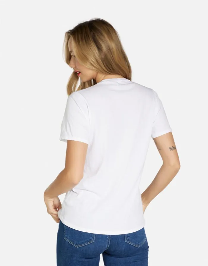 Croft Candy Lip White Women Lauren Moshi Short Sleeve