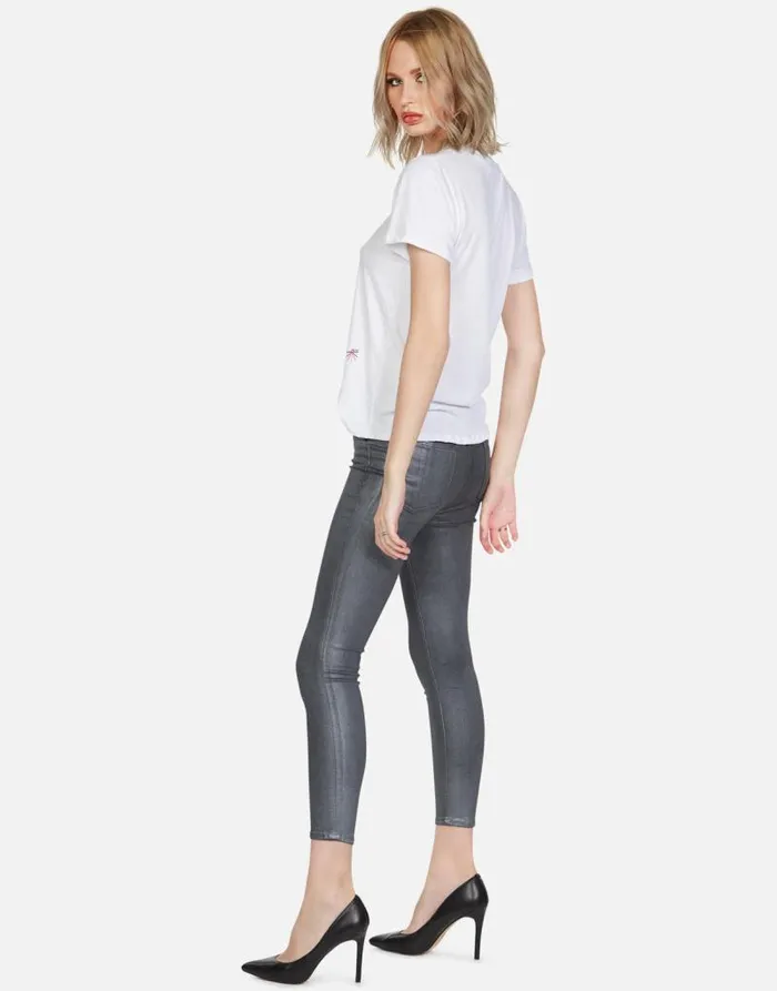 Croft L039Amour White Women Lauren Moshi Short Sleeve