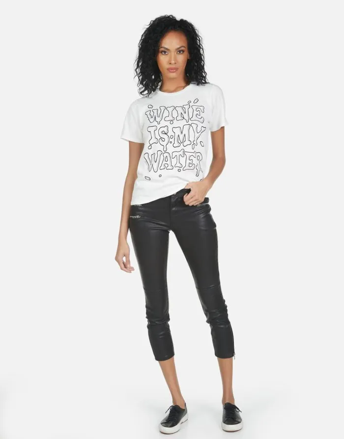 Croft Wine Is My Water Milk Women Lauren Moshi Short Sleeve
