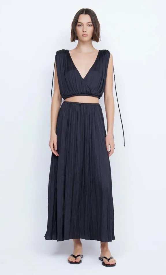 Cropped Shop Bec Bridge Louann Wrap Top Black