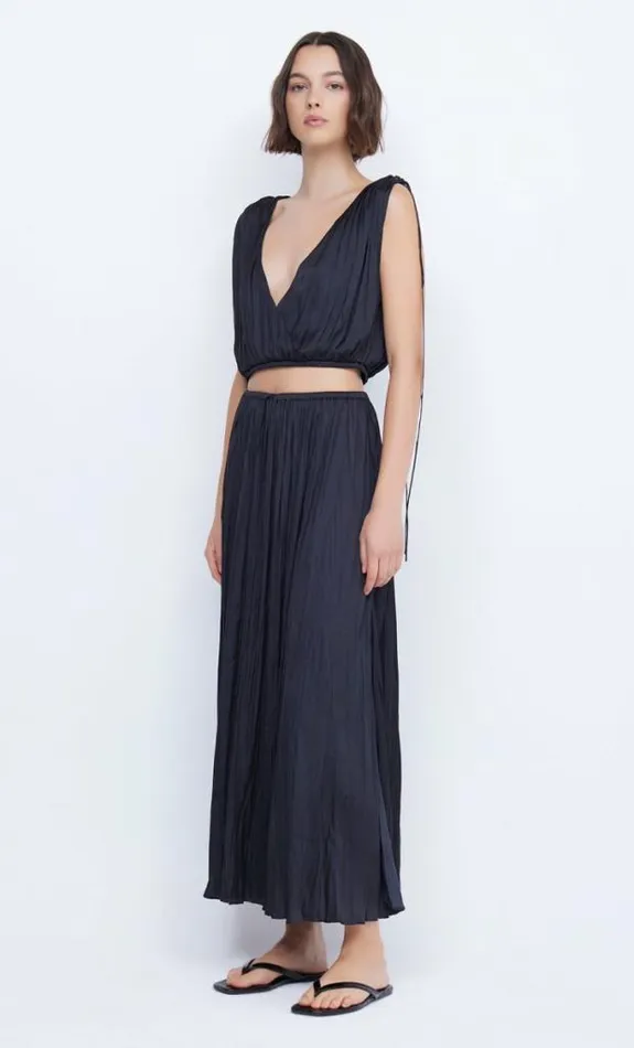 Cropped Shop Bec Bridge Louann Wrap Top Black