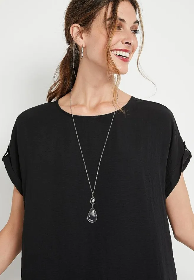 Crystal Pendant Necklace Women Maurices Jewelry