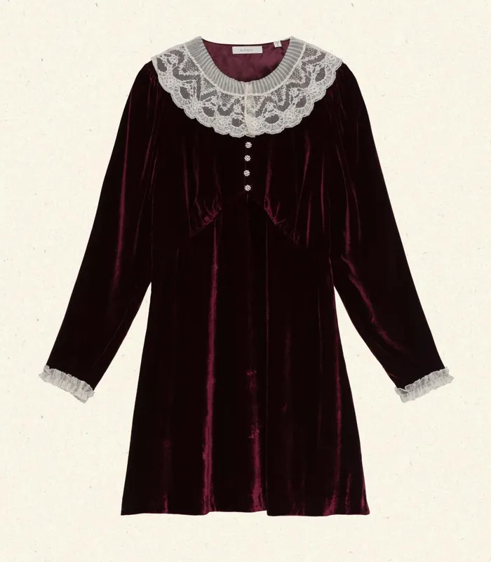 DEN Dresses Women Lisbeth Dress Vino Rosso