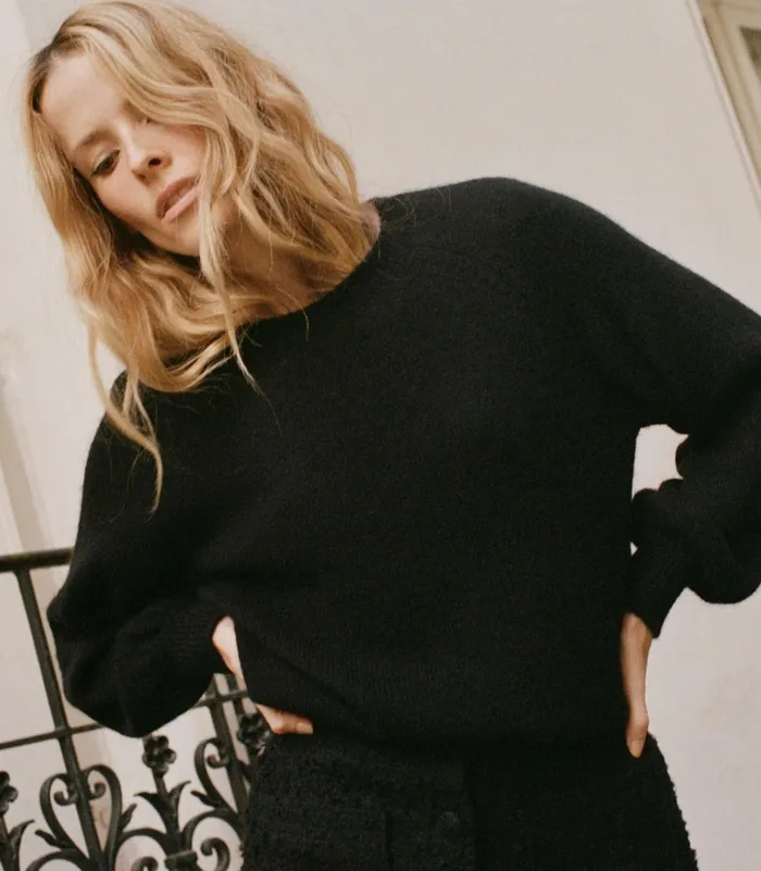 DEN Knitwear Women Marsena Sweater Black
