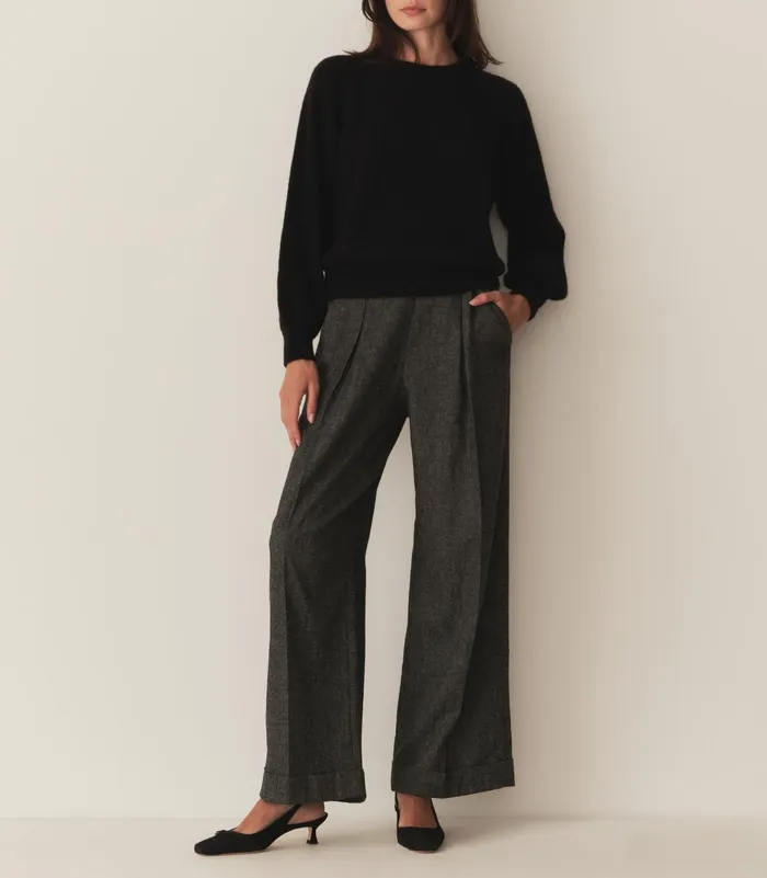 DEN Knitwear Women Marsena Sweater Black