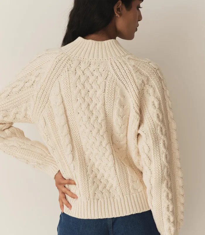 DEN Knitwear Women Norwood Sweater Cream
