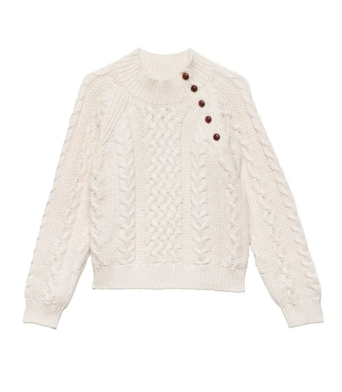 DEN Knitwear Women Norwood Sweater Cream