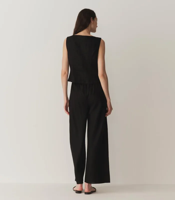 DEN Pants and Shorts Women Lavon Linen Pant Black