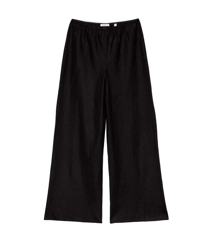 DEN Pants and Shorts Women Lavon Linen Pant Black