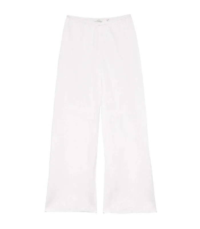 DEN Pants and Shorts Women Lavon Linen Pant Salt DEN Pants and Shorts Women Lavon Linen Pant Salt