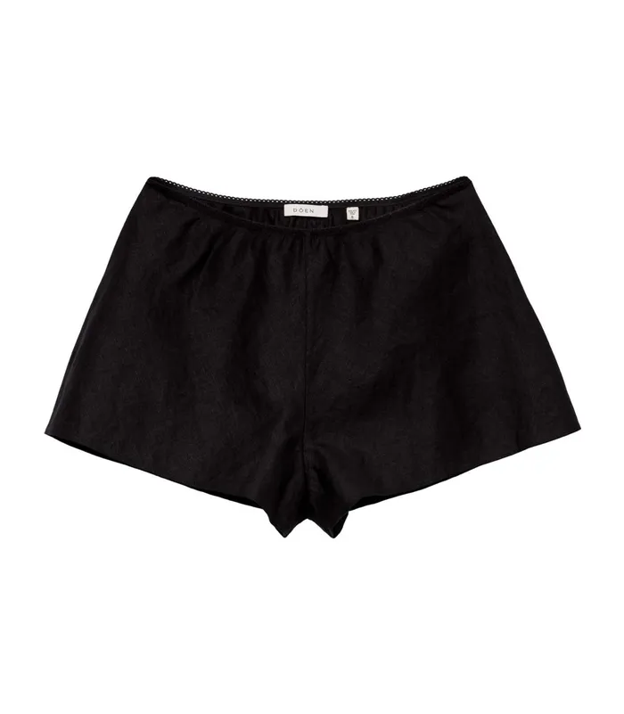 DEN Pants and Shorts Women Loren Linen Short Black