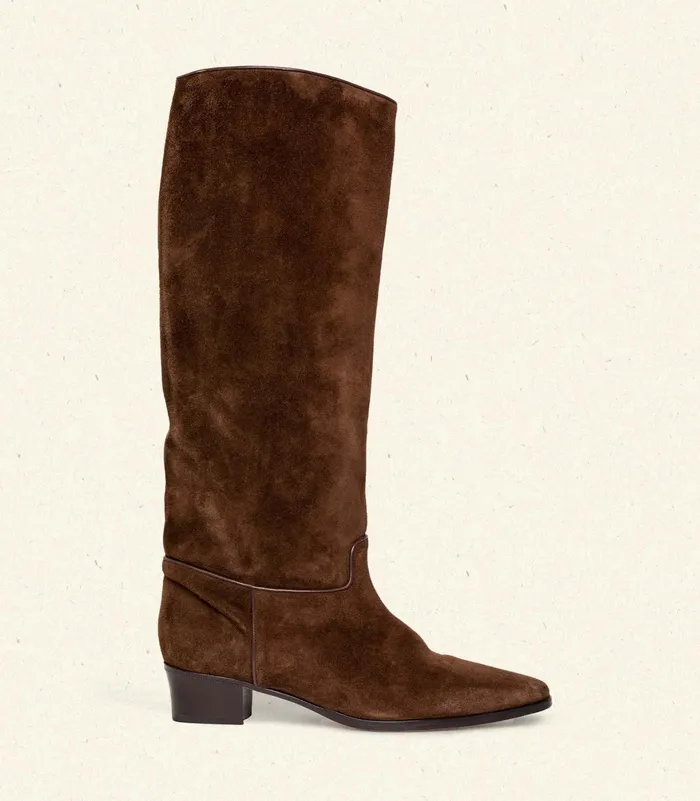 DEN Shoes Women Riviera Boot Dark Chocolate Suede DEN Shoes Women Riviera Boot Dark Chocolate Suede