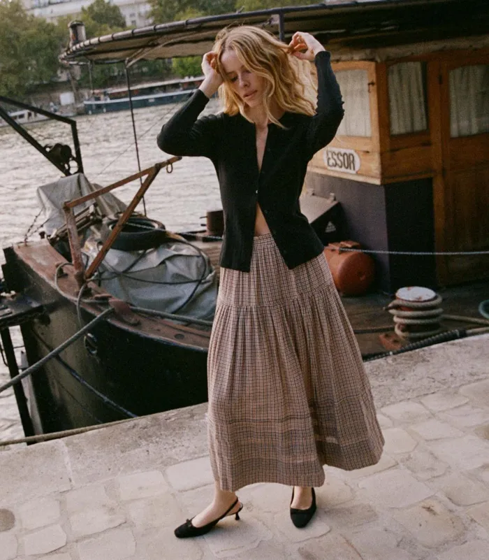 DEN Skirts Women Sebastiane Skirt Bridget Check