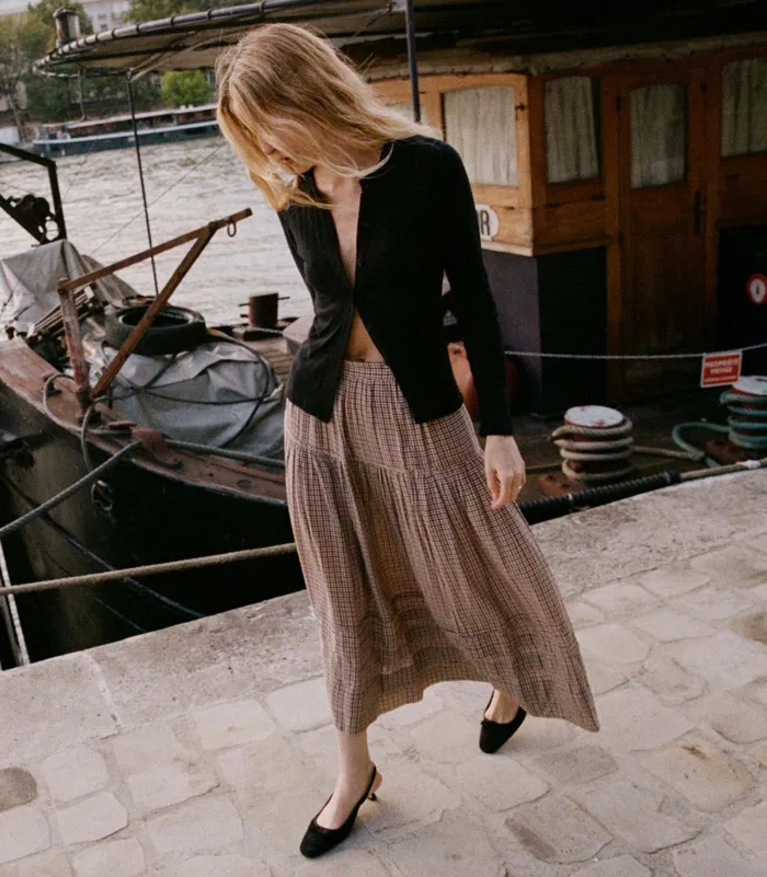 DEN Skirts Women Sebastiane Skirt Bridget Check