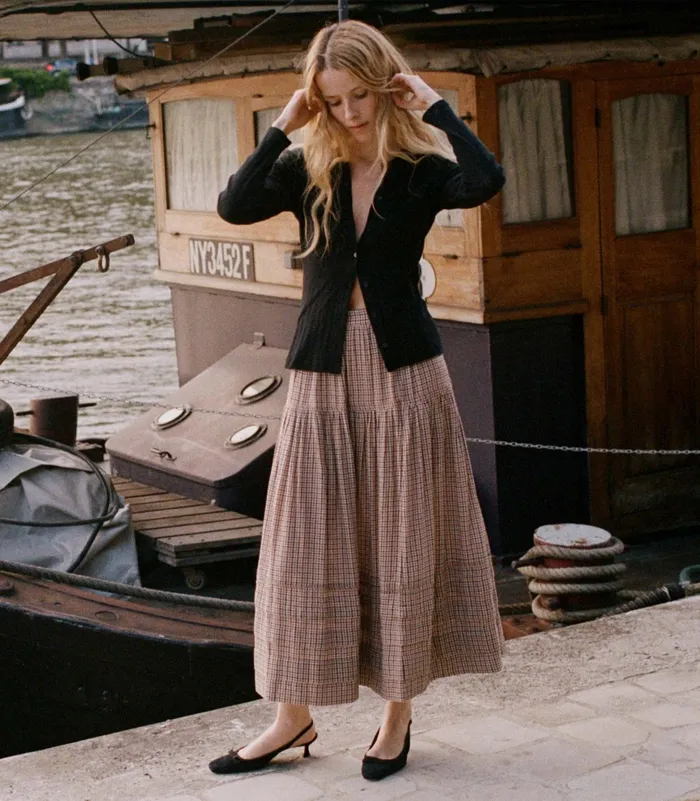 DEN Skirts Women Sebastiane Skirt Bridget Check