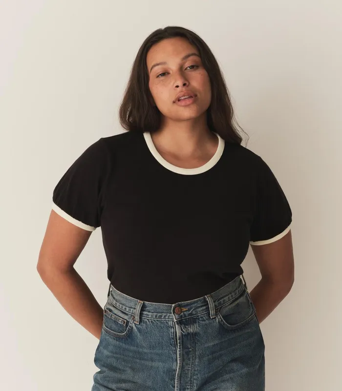 DEN Tees Women Mandi Tee Black DEN Tees Women Mandi Tee Black