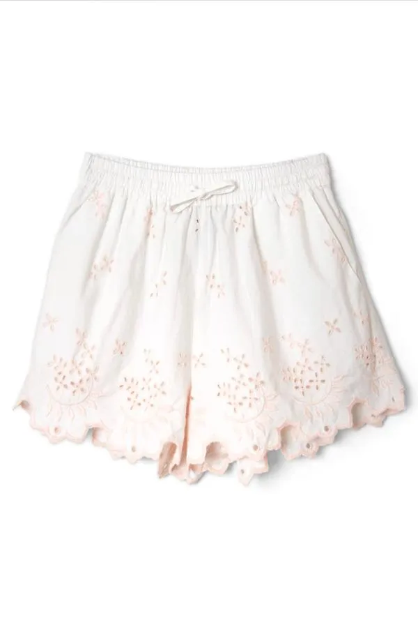 Damson Madder Coords Women Lana Shorts 8211 Broderie