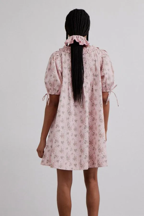 Damson Madder Dresses Women Jemima Ruffle Mini Dress 8211 Vintage Floral