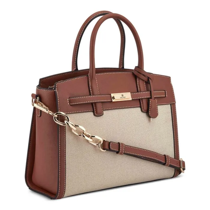 Dax Jet Set Satchel Natural Saddle Tan Women Nine West Satchels and Shoulder Bags Dax Jet Set Satchel Natural Saddle Tan Women Nine West Satchels and Shoulder Bags