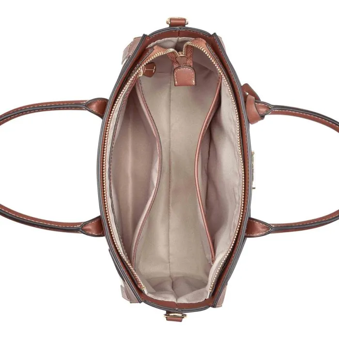 Dax Jet Set Satchel Natural Saddle Tan Women Nine West Satchels and Shoulder Bags Dax Jet Set Satchel Natural Saddle Tan Women Nine West Satchels and Shoulder Bags