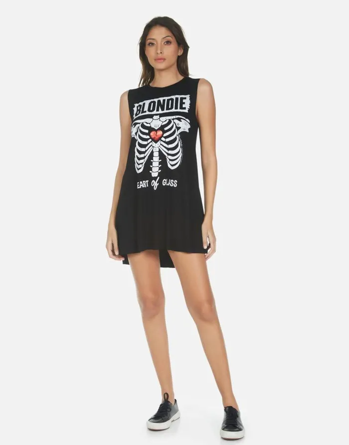 Deanna Blondie Heart Black Women Lauren Moshi Dresses