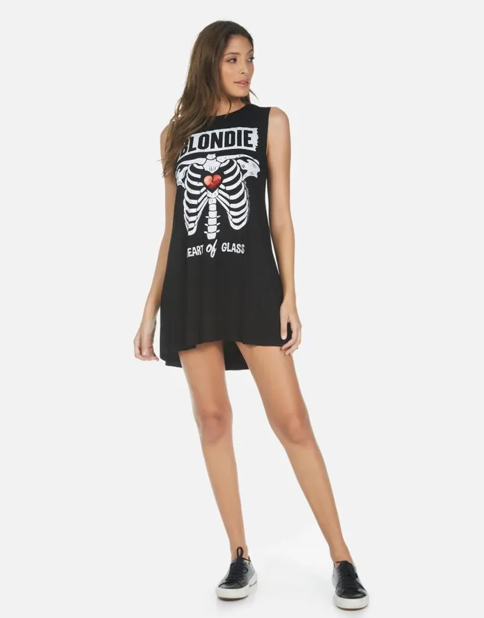 Deanna Blondie Heart Black Women Lauren Moshi Dresses