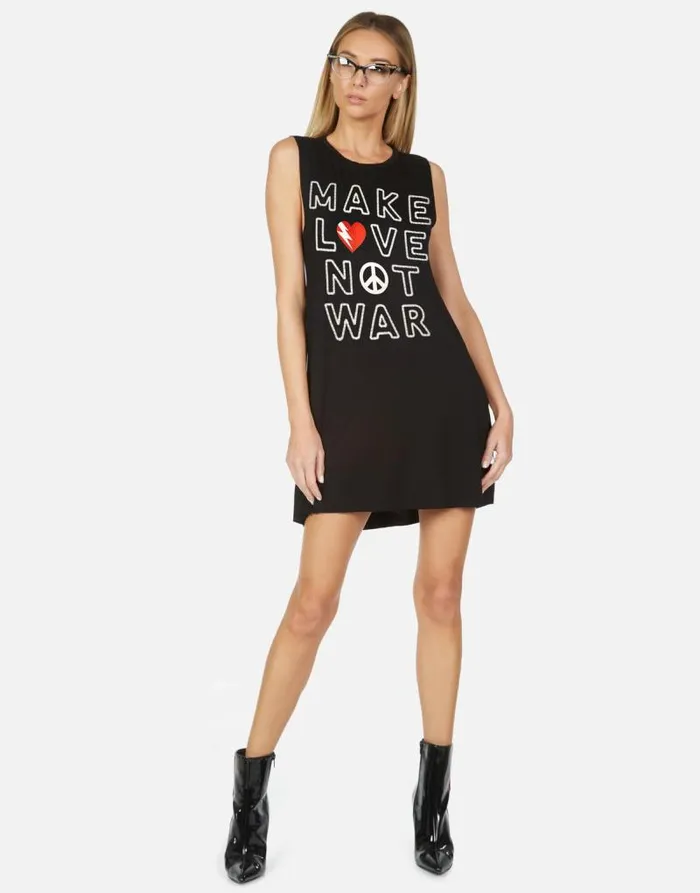 Deanna X Make Love Not War Onyx Women Lauren Moshi Dresses