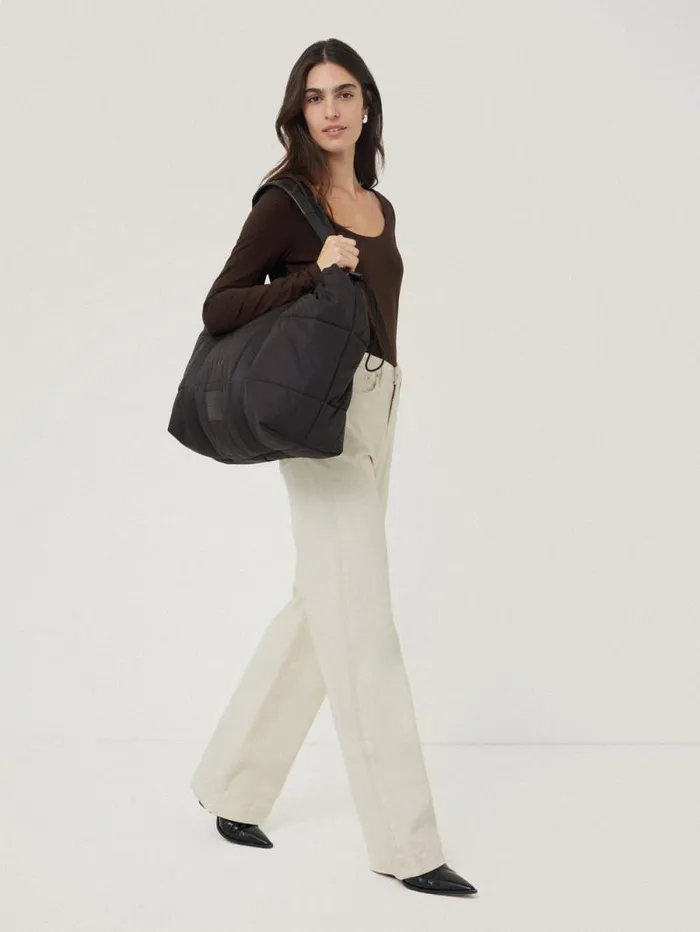 Double Front Ballet Neck Top Brown Women Jigsaw Pyjamas and Loungewear