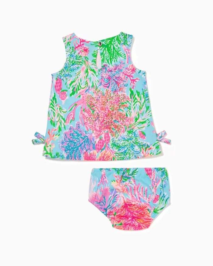 Dresses and Rompers GirlsHome and Gifts Lilly Pulitzer Baby Lilly Knit Shift Dress Celestial Blue Cay To My Heart Dresses and Rompers GirlsHome and Gifts Lilly Pulitzer Baby Lilly Knit Shift Dress Celestial Blue Cay To My Heart