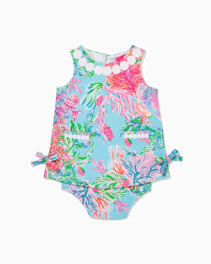 Dresses and Rompers GirlsHome and Gifts Lilly Pulitzer Baby Lilly Knit Shift Dress Celestial Blue Cay To My Heart Dresses and Rompers GirlsHome and Gifts Lilly Pulitzer Baby Lilly Knit Shift Dress Celestial Blue Cay To My Heart