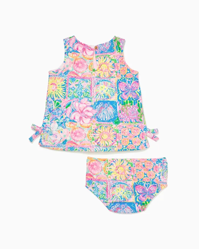 Dresses and Rompers GirlsHome and Gifts Lilly Pulitzer Baby Lilly Knit Shift Dress Multi Patch My Drift