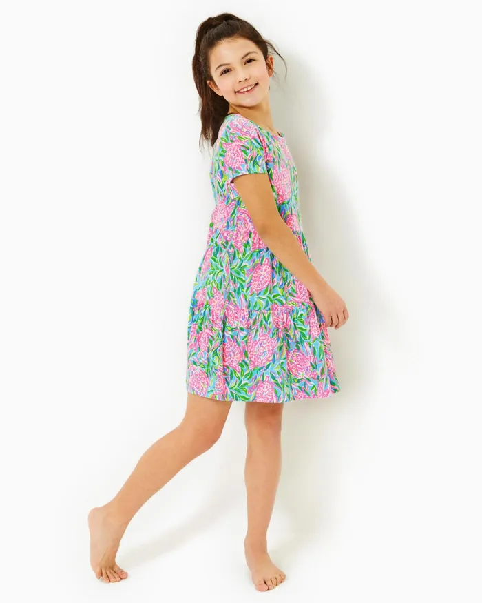Dresses and Rompers Girls Lilly Pulitzer Girls Mini Geanna Swing Dress Frenchie Blue Turtley In Love Dresses and Rompers Girls Lilly Pulitzer Girls Mini Geanna Swing Dress Frenchie Blue Turtley In Love
