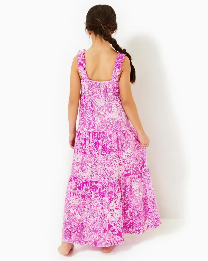 Dresses and Rompers Girls Lilly Pulitzer Girls Mini Hadly Maxi Dress Wild Fuchsia Swipe Right Dresses and Rompers Girls Lilly Pulitzer Girls Mini Hadly Maxi Dress Wild Fuchsia Swipe Right